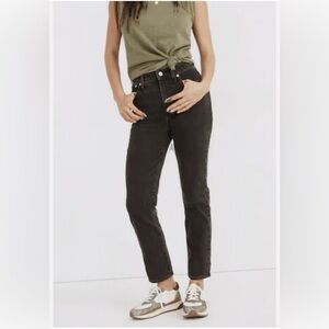 Madewell High Rise Black Jeans
